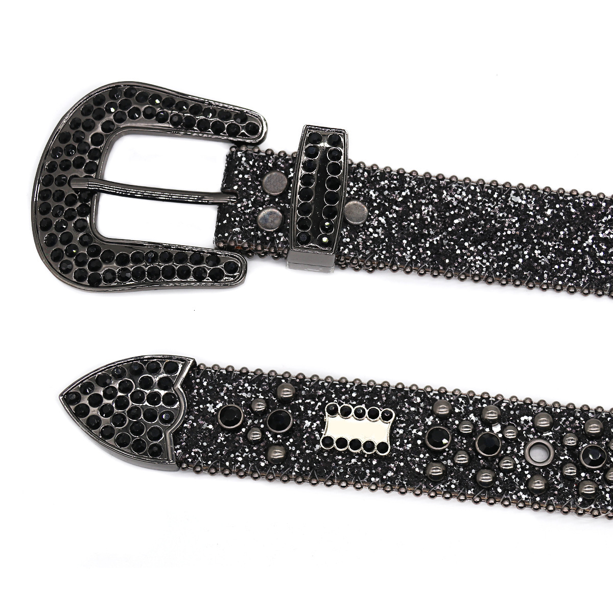 Y2K Rhinestones Belts Quality Western Cowgirl Cowboy Diamond Bling Cinturones Para Hombre er Goth 241018