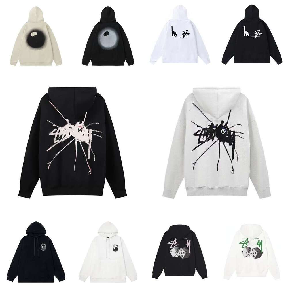 Designer mens hoodie jacket women hoodies sport fashion hooded pullover US size XS S M L XL round neck long sleeve clothes sweatshirts coat jumpers Stussyhoddie