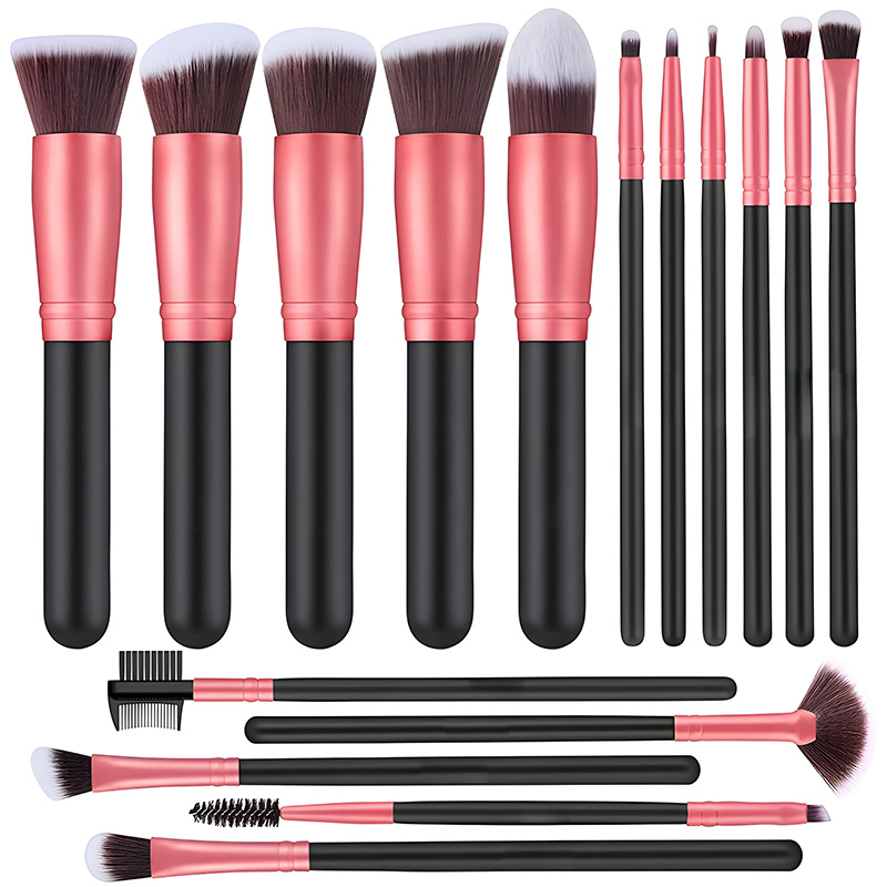 16Pcs Makeup Brush Set Make Up Concealer Blush Powder Eye Shadow Highlighter Foundation Cosmetic Beauty Tools z250527GLAE