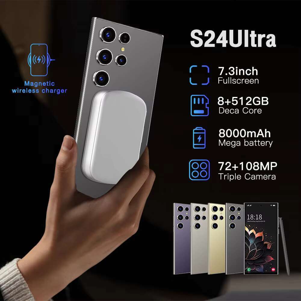 Hot Selling Cellphone 0riginal S24 Ultra 16GB+512GB Smartphone 7inch Unlocked Dual Card 5G Android 13.0 Mobile Phones