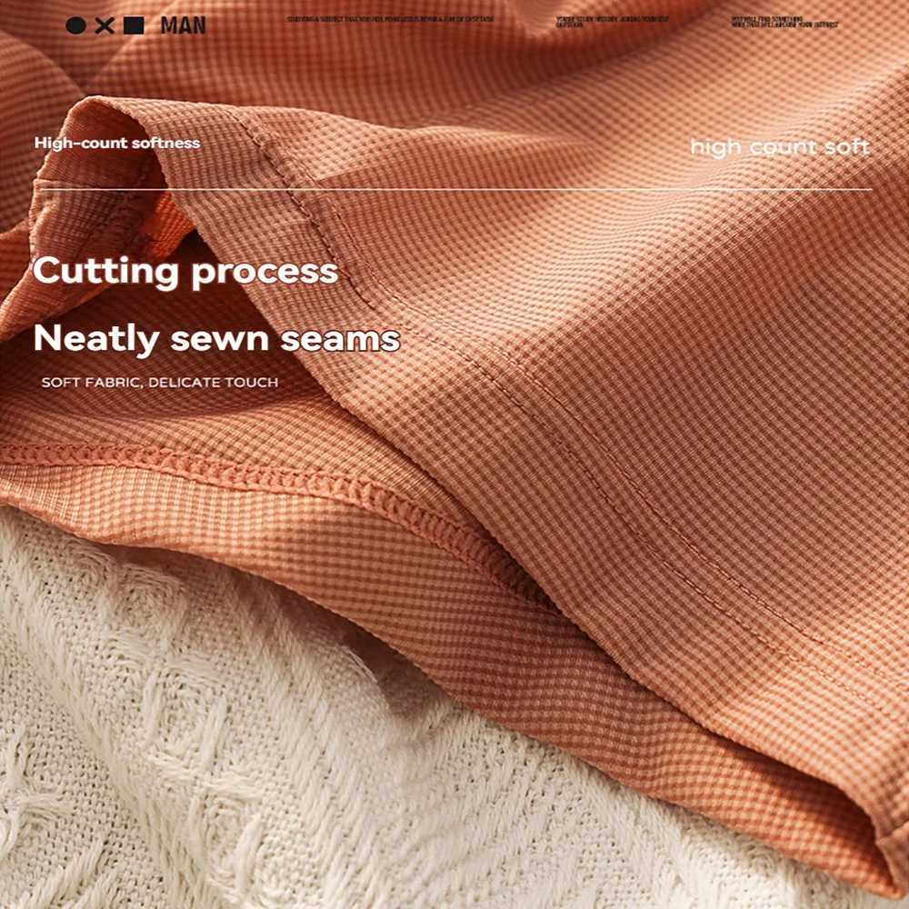 3PCS/Pack Smooth Ice Silk Super Soft Mens Panties Breathable Mesh Crotch Underpants Comfortable High Elastic Waist Underwear J250516