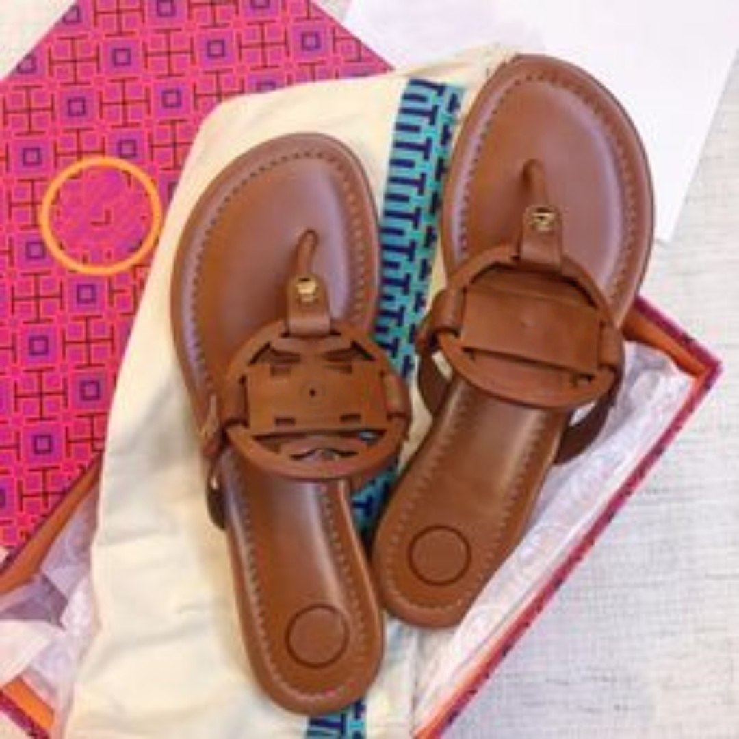 Shoes Sandals Flops Flip Women Slippers Loafer Hollow Flower Flat Genuine Leather Beach Sneakers