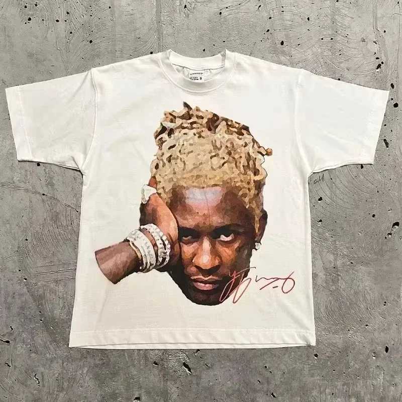 Retro Trend Portrait 2025 Tyler The Creator Tshirt Summer Streetwear Tee Men Women Top Casual Harajuku Y2K Hip Hop Rapper Singer J250515