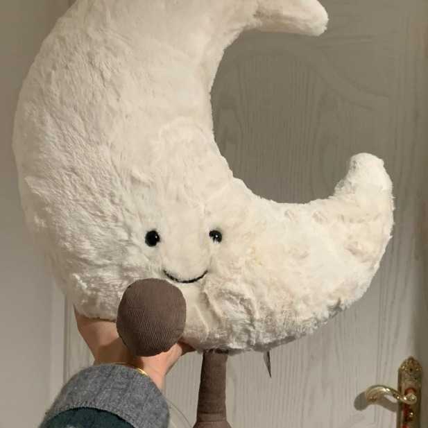 Plush Dolls Fun Moon Children Cute Soothing Doll Cute Plush Toy Gift