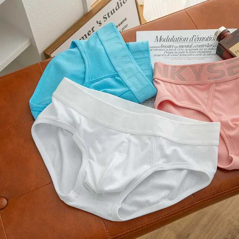 Mens Breathable Modal Briefs Sexy Soft Underpants Japanese Style U Pouch Adult Underwear for Comfortable Fit J250516