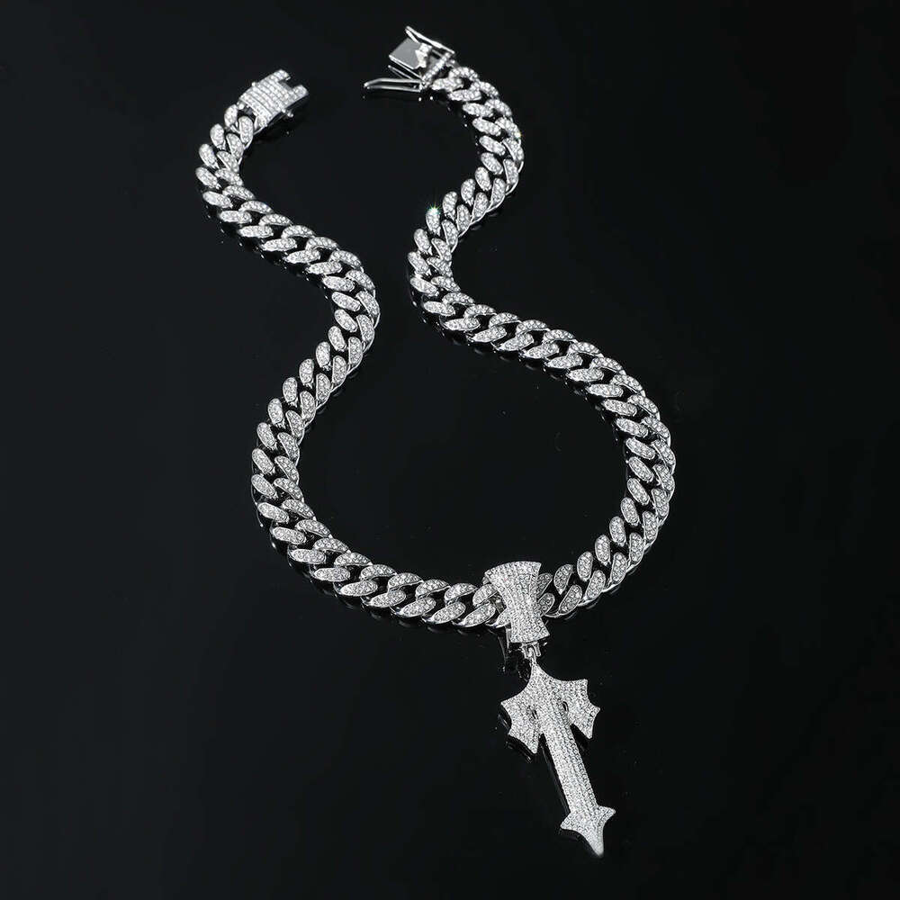 New Style Versatile Daily Full Pendant Necklace Alloy Hip Hop Jewelry Trendy Neutral Unisex