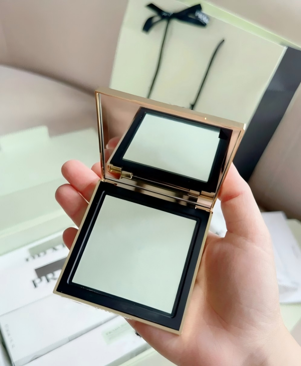 Makeup Setting Powder 6.8g Reset Rebalancing Face Powder Green Color Palette Brighten Oil-control Soft Matte Pressed Powders