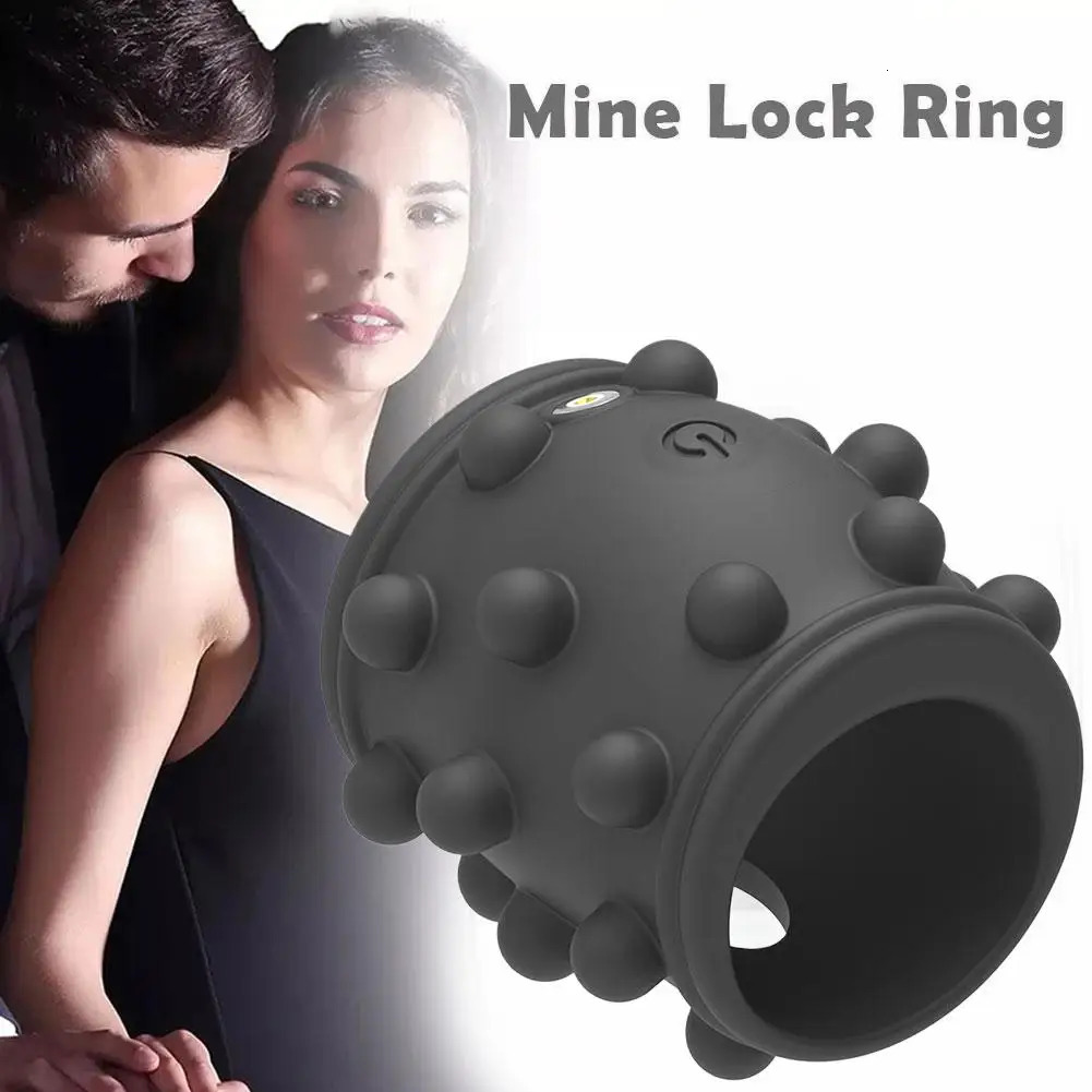 Penis Ring Vibrator Extender For Couple G Spot Stimulation Vibrating Cock Delayed Ejaculation Sex Toy Men 250519