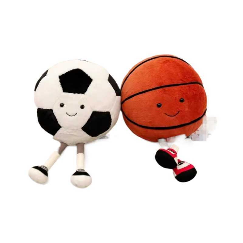 Plush Dolls Fun Sports Series Doll Basketball/Football Toy Baby Soothing toys