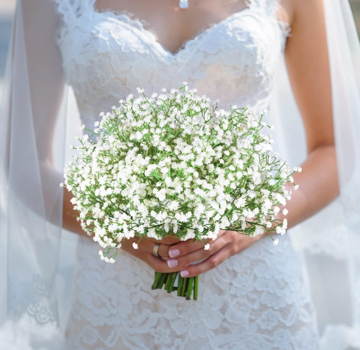 Babys Breath Artificial Flowers Gypsophila Real Touch Flowers for Wedding Party Home Garden Decoration