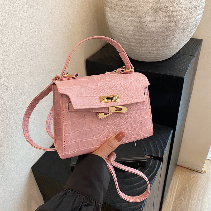 Free Delivery Designer Bag Niche 2025 New Stone Pattern Versatile Hand For Women's High End Single Shoulder Crossbody Luxury Bag