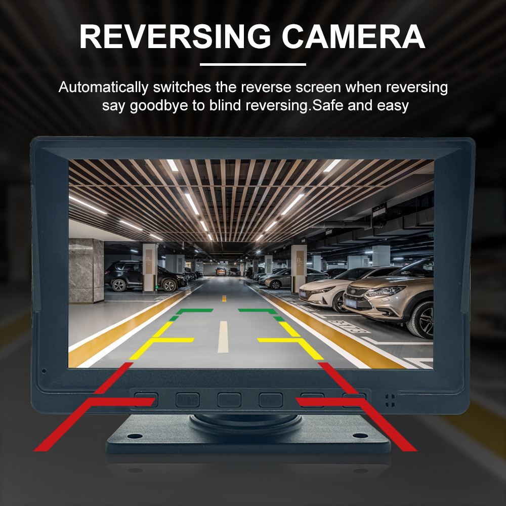 7 Inch AHD Car Monitor Rear View Display with rear view camer monitor Parking rear camera system backup Camera Monitor system