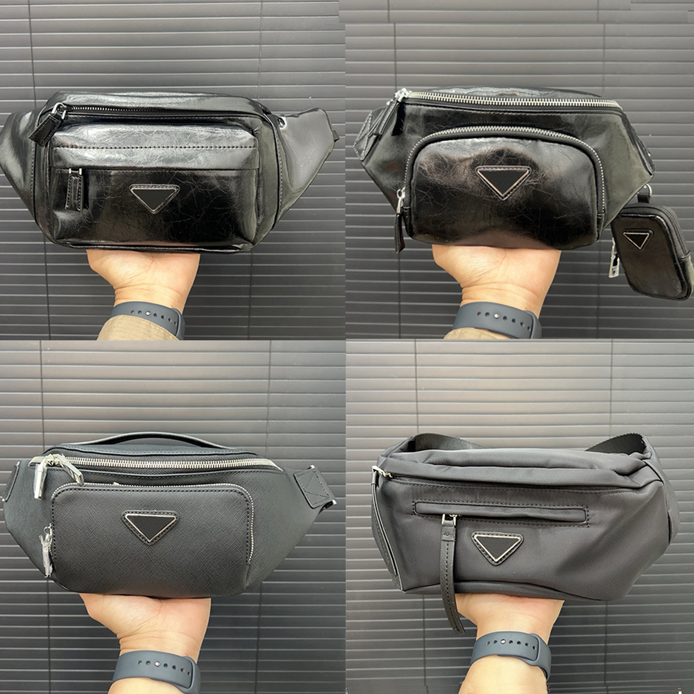 Mens Waist Designer Leather Fanny Pack Man Tops Nylon Zipper Bum Bag Casual Womens Sport Belt Cross Body Chestbag Shoulder Bags DHD2505196-20