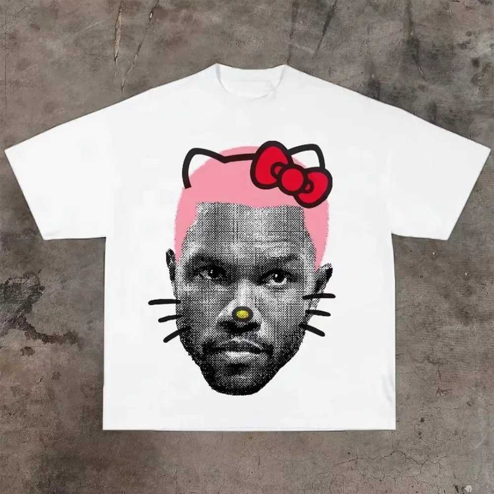 Retro Trend Portrait 2025 Tyler The Creator Tshirt Summer Streetwear Tee Men Women Top Casual Harajuku Y2K Hip Hop Rapper Singer J250515
