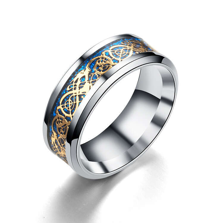 Sophisticated Ornate Dragon Design Rings Available In Shimmering Gold And Silvery Tones