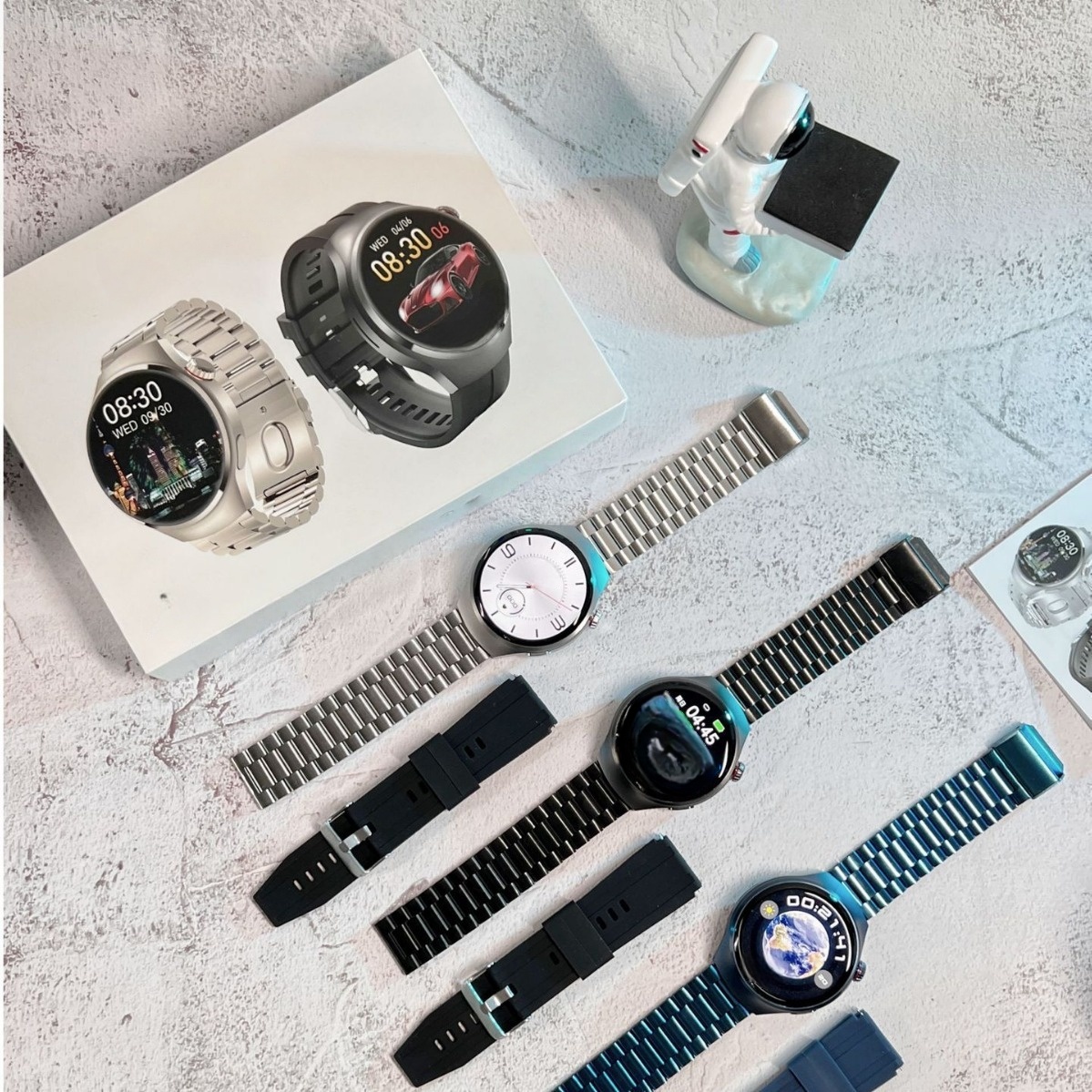 New smart watch NFC offline payment music sports heart rate bluetooth call wireless charging Sophisticated design free shipping