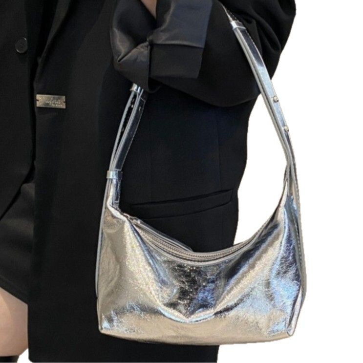 new leisure leather commuting slanted body women s trend new cowhide shoulder niche multifunctional design armpit bag