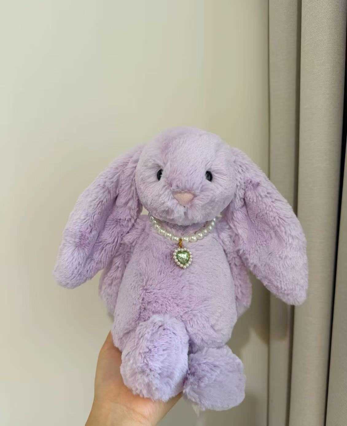 Plush Dolls Rabbit plush toy colorful rabbit doll hanging ear rabbit long ear rabbit soothing rabbit doll sleeping doll purple blue