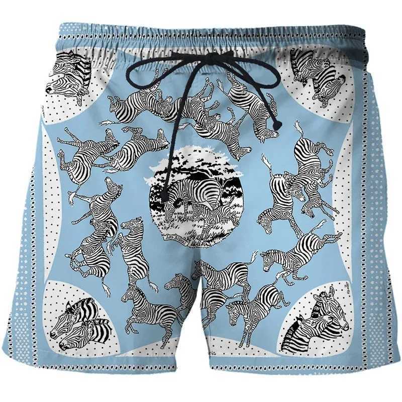 High-end Mens Summer Sports Shorts Trendy Fashion Printed Quick-drying and Thin Five-point Pants Loose Casual Beach Pants J2505159TAX