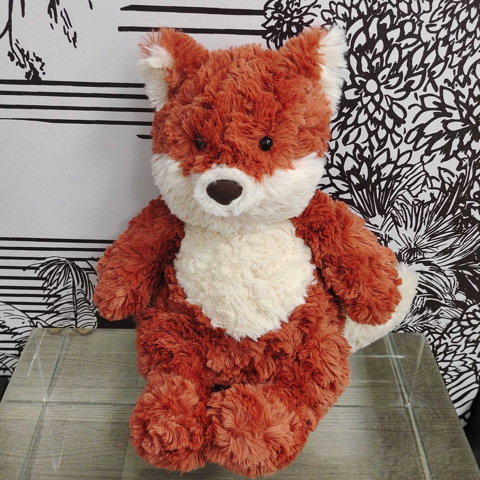 Plush Dolls New Mortimer Fox Plush Toy Super Soft Doll Soothing Doll Giving Gift