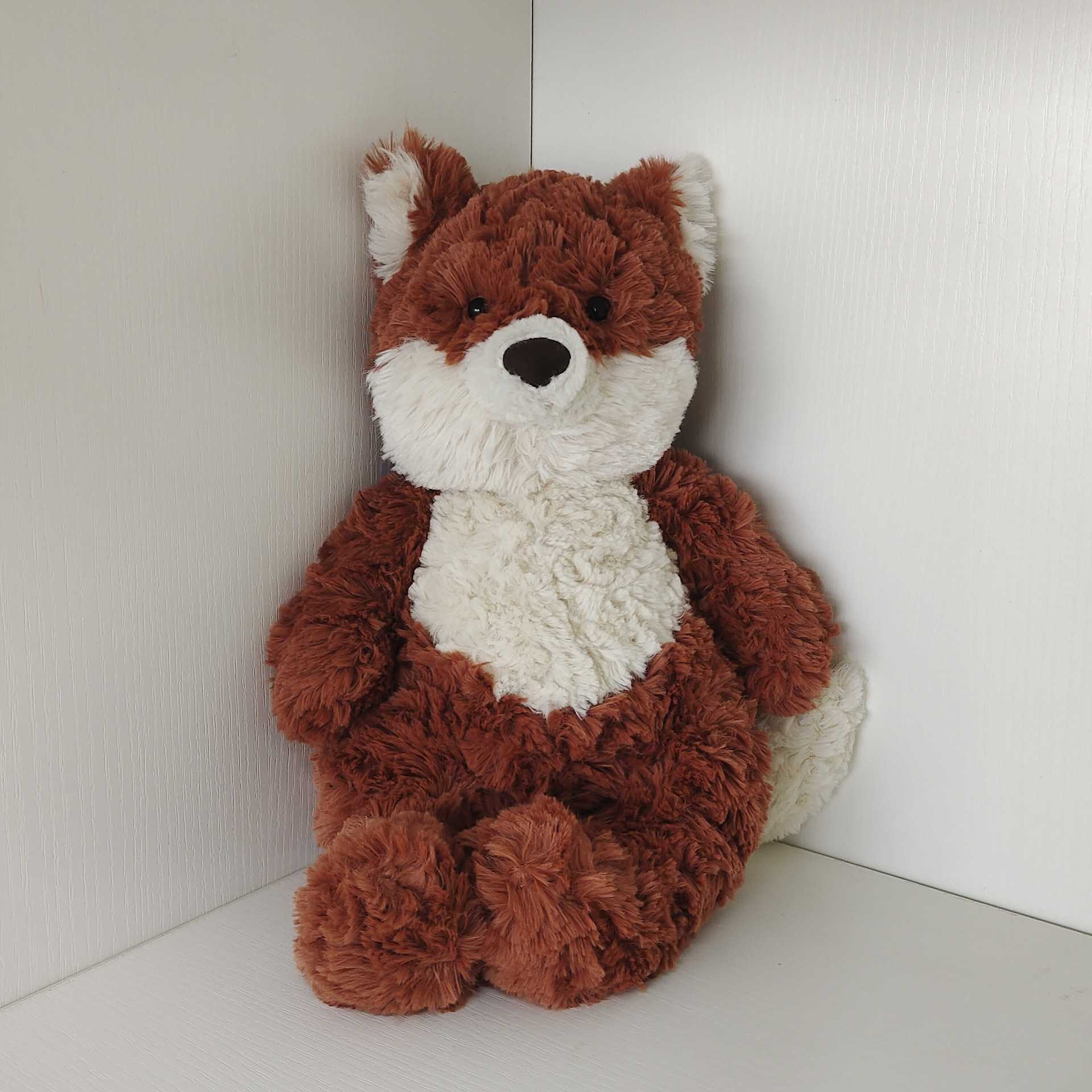 Plush Dolls New Mortimer Fox Plush Toy Super Soft Doll Soothing Doll Giving Gift