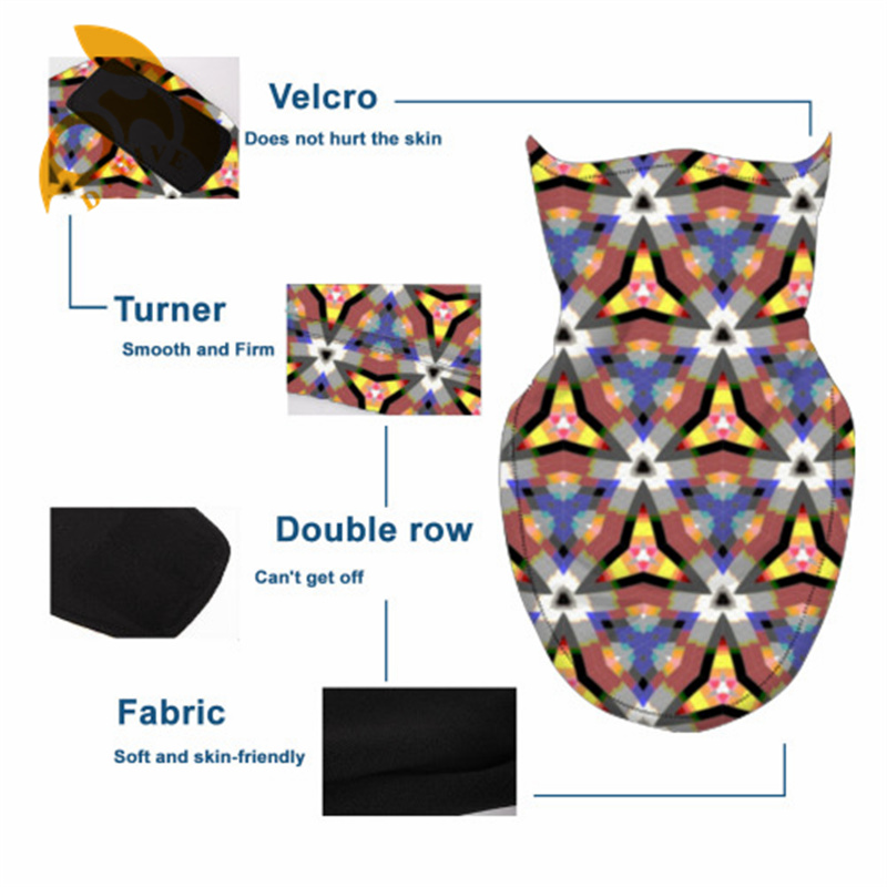Ski mask made of polyester, comfortable and easy to wear, multifunctional face scarf for outdoor activities