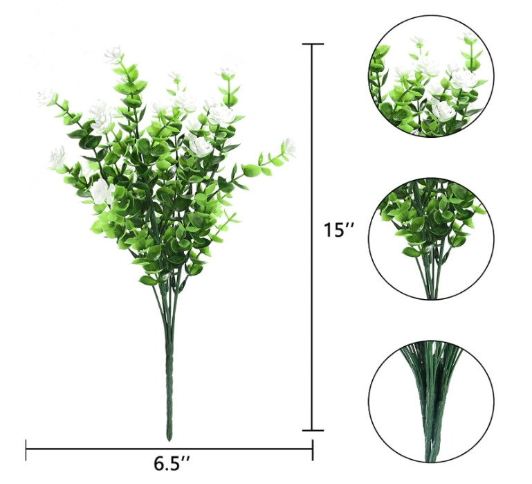 Artificial Eucalyptus Leaves Bouquet Fake Flowers For Home Decor Garden Christmas Wedding Decoration DIY Vase Bonsai Accessories