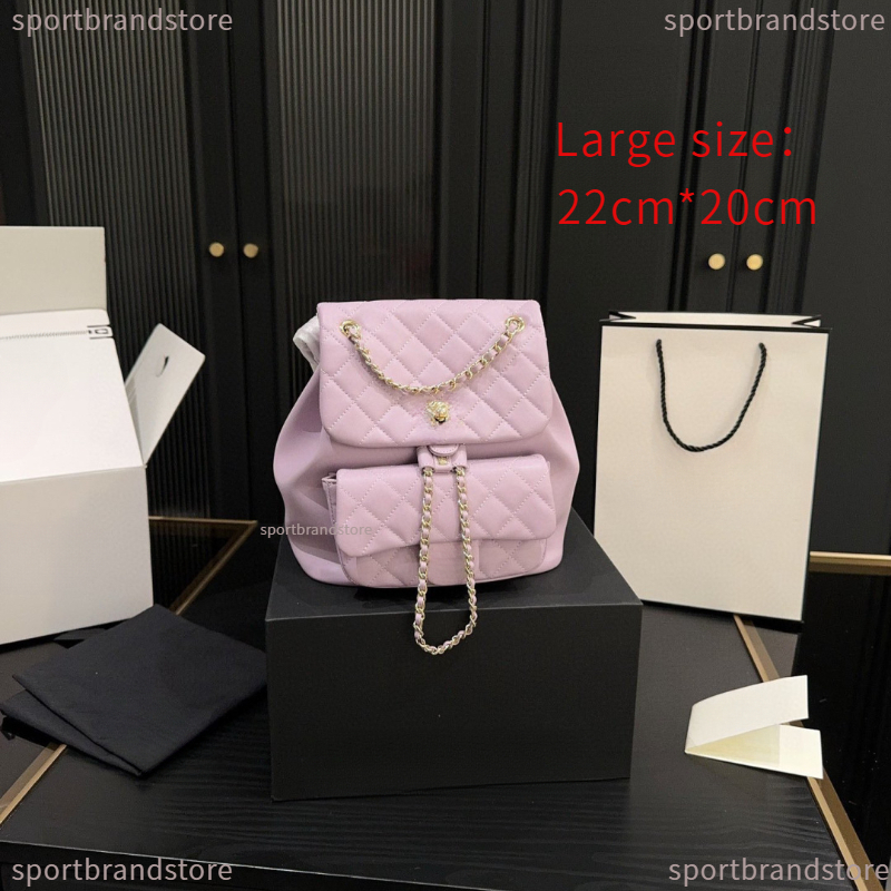 Duma Top Quality Designer Woman Vintage Genuine Leather Fashion Metal Backpack 23P 24A Mini Ladies Tote Handbag Shoulder Bag