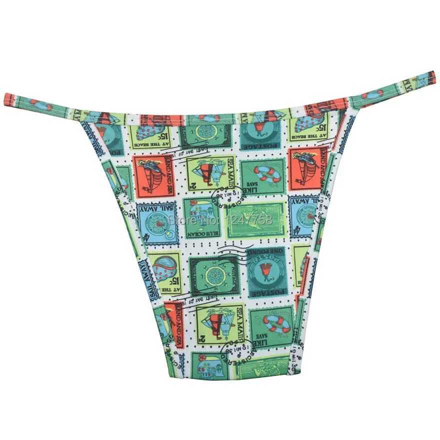 Sexy Mens String Side Bulge Pouch Brazilian Brief Thong Underwear Bath Skimpy Briefs J250516