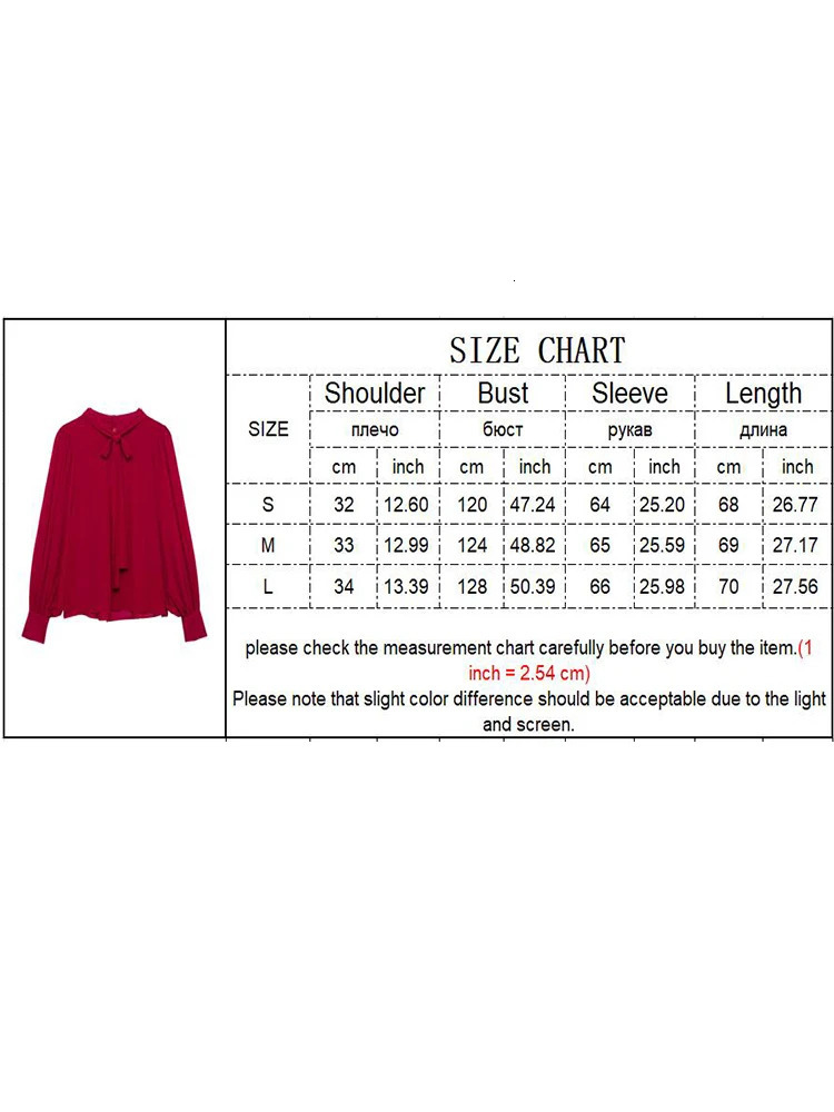 TFMLN 2025 Women Solid Bow Collar Blouses Office Ladies Thin Translucent Red Tops High Street Loose Sweet Girls Shirt 250516Z