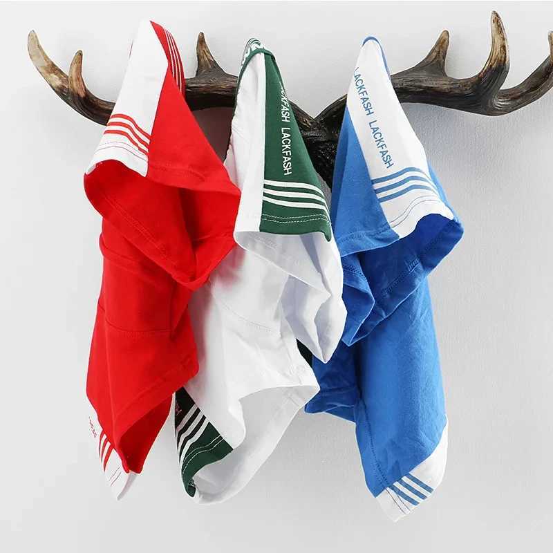 New Men Underwear Cotton Breathable Letter Sports Boxer Shorts Seamless Antibacterial Boxers Students Boys Fashion Underpants J250516