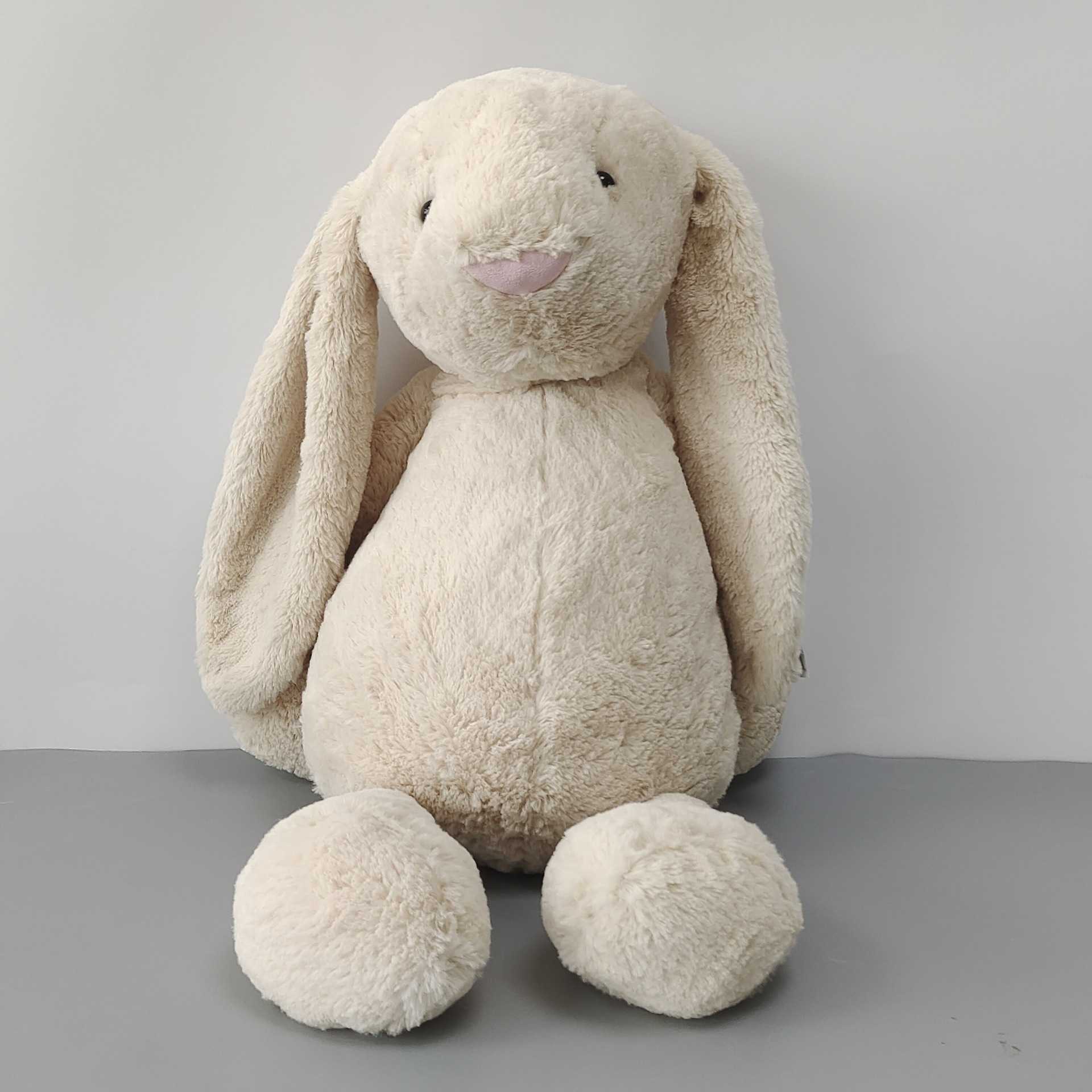 Plush Dolls Classic Shy White/Brown/Pink/Light Blue 51cm Bonnie Rabbit Soothing Doll Cute Plush Toy