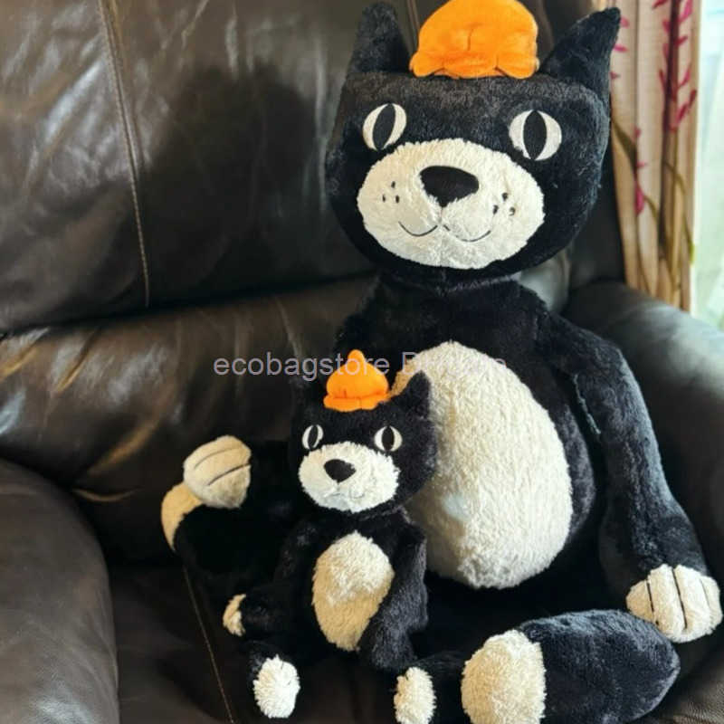 Plush Dolls Cute Lucky Cat Black Jellyscat Plush Toy Cute Doll Gift