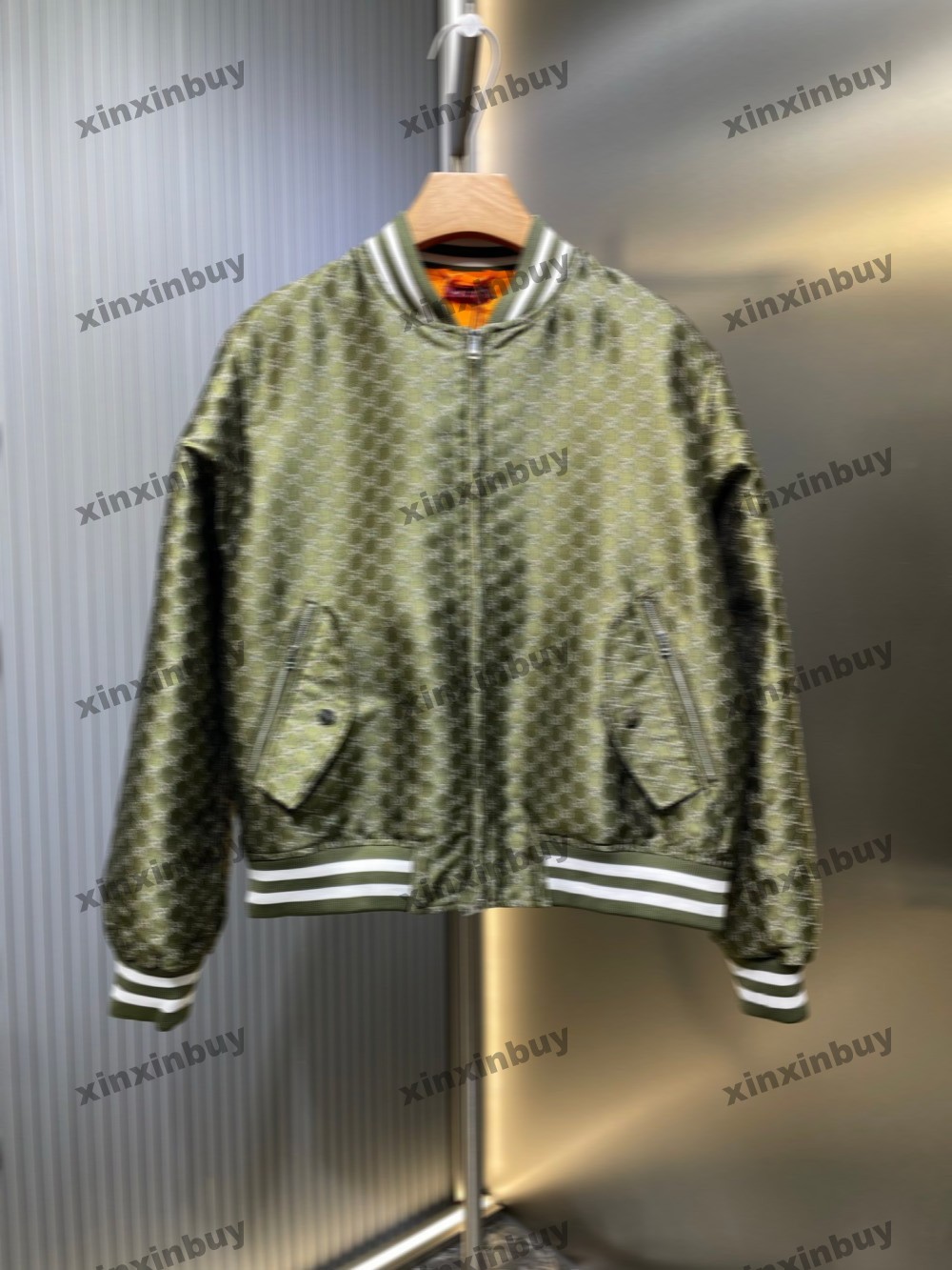 xinxinbuy Men designer Coat Jacket Double letter jacquard fabric fabric denim 1854 long sleeve women red blue M-2XL