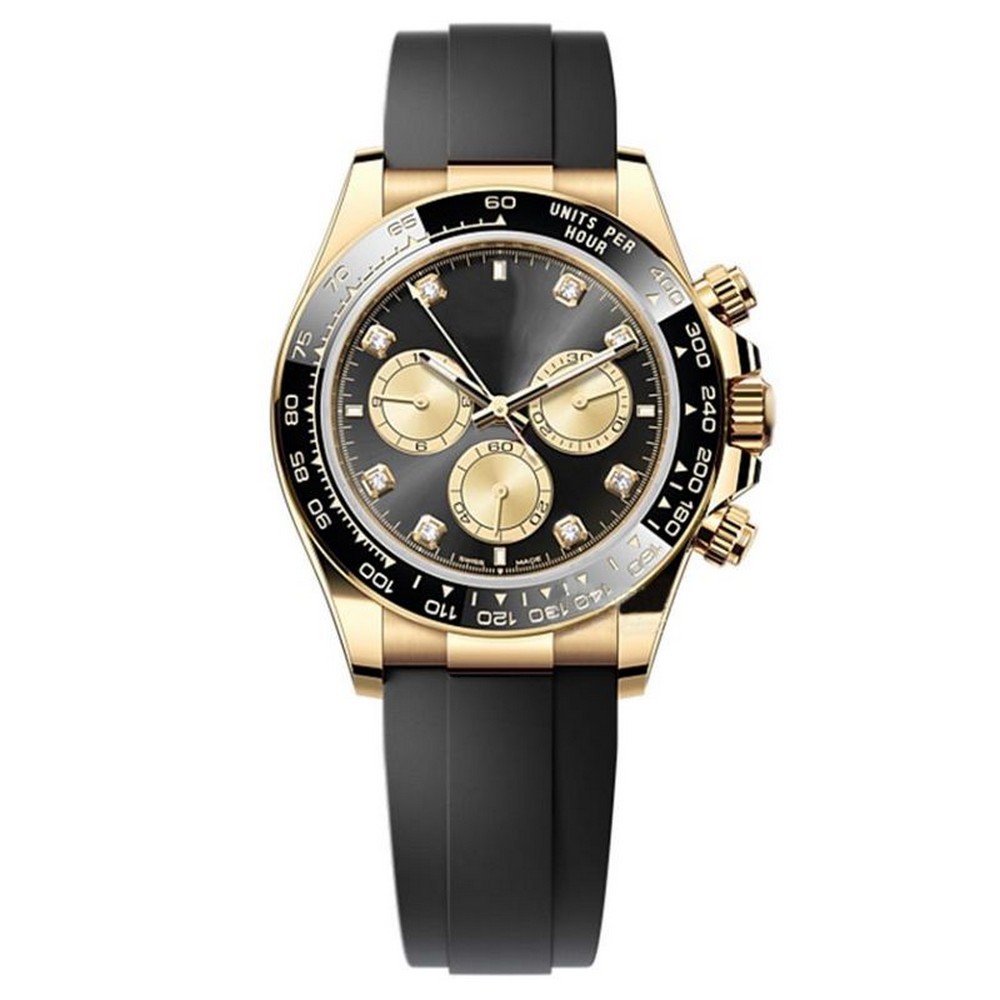 Mens Automatic Mechanical Watch 126506 Luxury Model 40mm Full Stainless Steel Sport Style Multi Color Dial Designer Inspired Timepiece with 2813 Movement