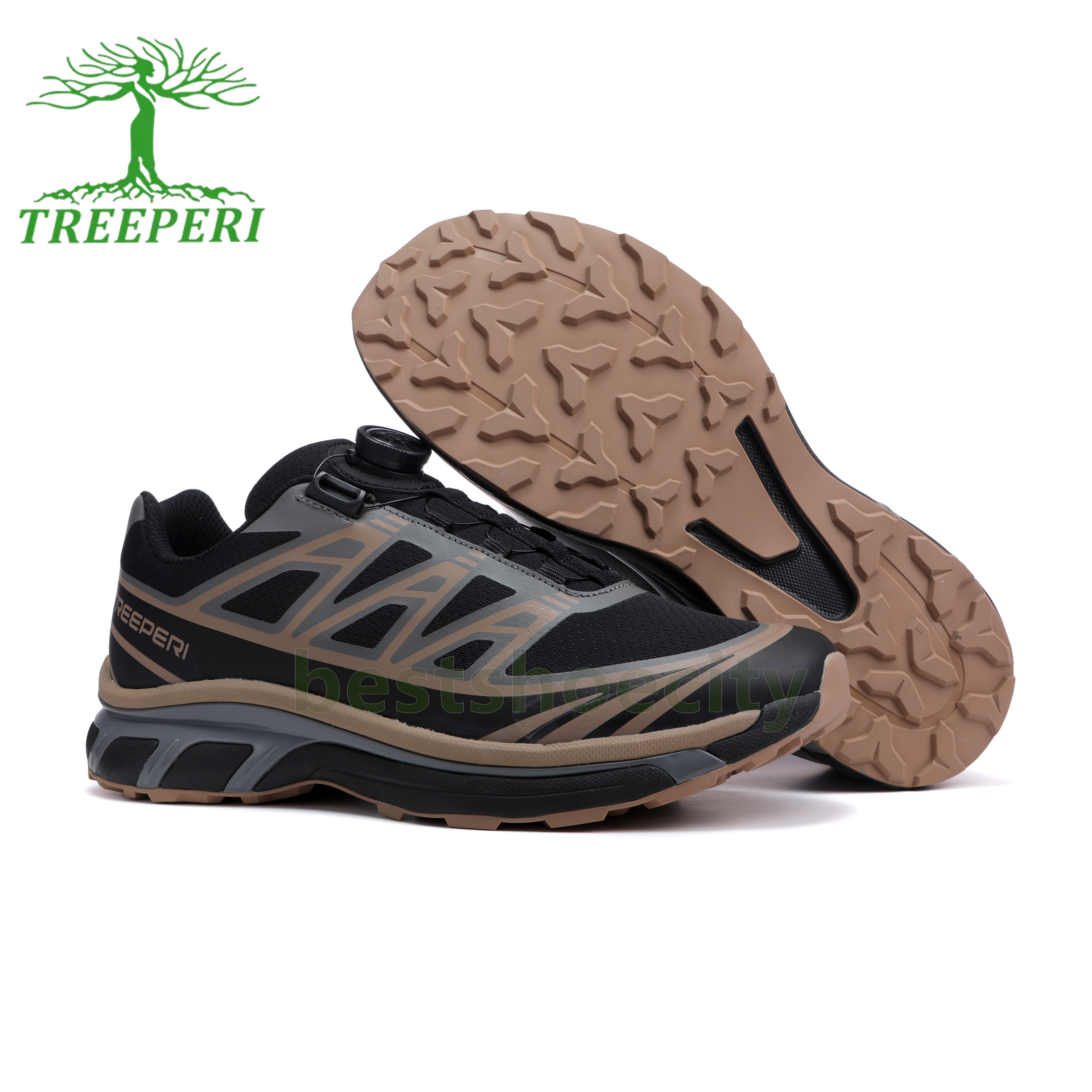 free shipping mens trainers Treeperi running shoes T92 Knob Buckle mens women shoes Breathable fabric Athletic Shock-absorbing outdoor Non-slip design