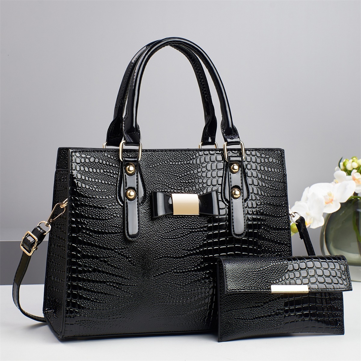 2025 New Outdoor Style Luxury Free Delivery Designer Bag Fashionable Commuter Single Shoulder Handheld Mother Premium Two Piece Set Women's Bag
