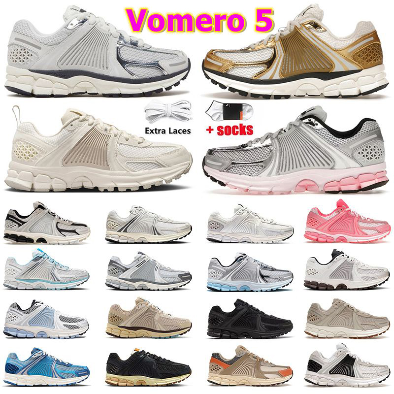 vomero 5 athletic running shoes metallic gold mens womens outdoor athletic sneakers photon dust pink velvet brown yellow ochre chaussures top quality trainers 36-45