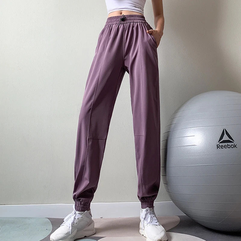 Women Training Pants Sports Trousers Exercise Fitness High Waist Tracksuit Running Jogging Sweatpants Workout Yoga 250513Z