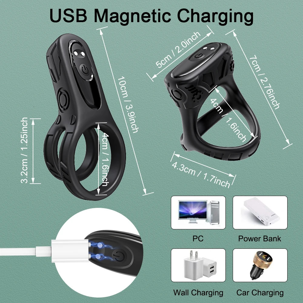Vibrating Cock Ring Penis for Men Removable APP Vibrator Ejaculation Delay Clitoris Stimulation Sex Toy Sexy Shop 250519
