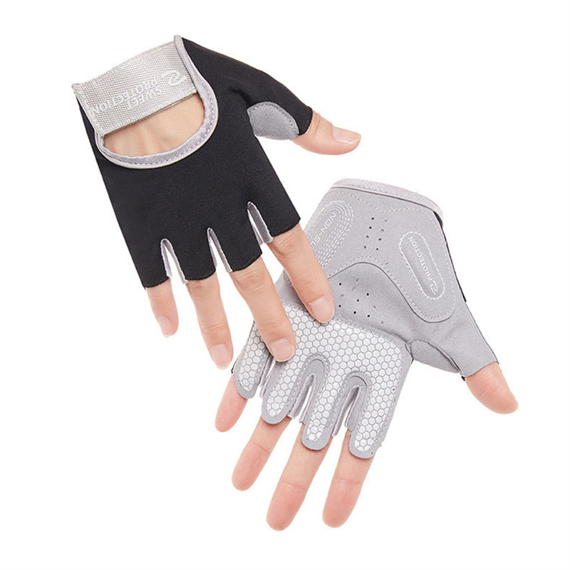 Full Palm Half Finger Sports Gloves Anti-slip Cycling Gloves Breathable Road Bike Mountain Biking Racing Gloves Sports Accessories Guard