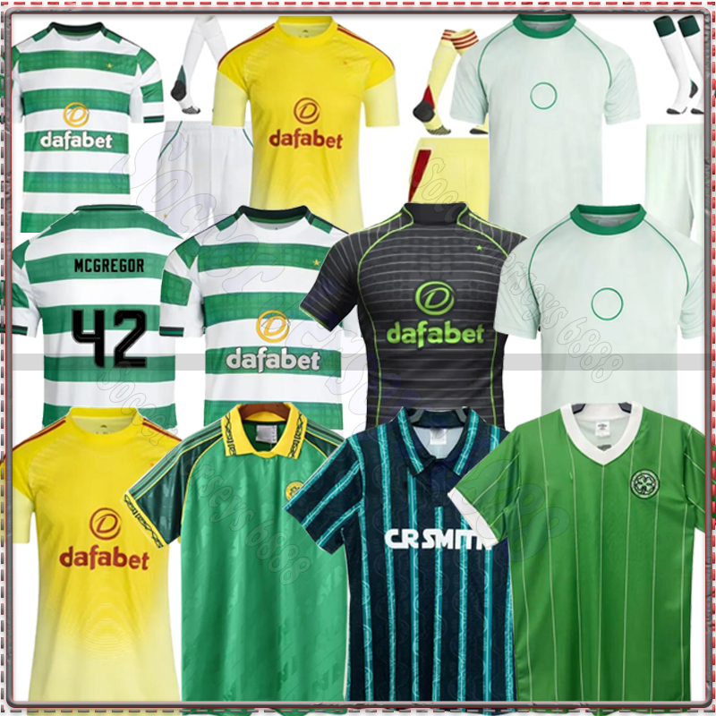 Celts 2025 26 Home Away EDOUARD Celticfc Jerseys 24 25 26 men kids sets kit IDAH KYOGO MCGREGOR SCHMEICHEL irish celticfootball jerseys Irish Retro