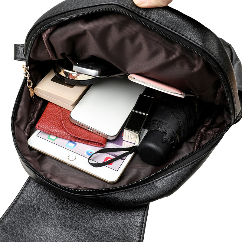 Designer Backpack Shoulder For Women New Fashionable High End Versatile Soft Leather Women S Small Lightweight Anti Theft Travel Bag Outdoor Storage B