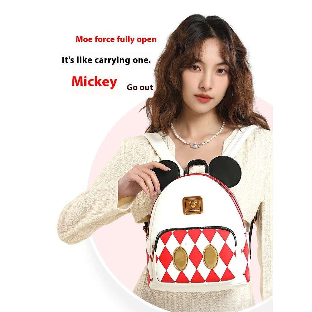 Maxka x Disney 3D Mickey for Women 2025 New Cartoon Cute Commuting Leisure Versatile Backpack