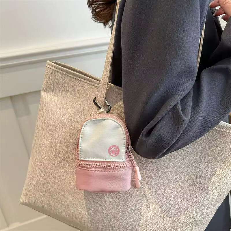 Mini Crossbody Coin Purse Cute Neck Pouch Small Bag for Women and Men Lightweight Pocket Bag with Zipper and Adjustable Cord for Travel and Daily Use