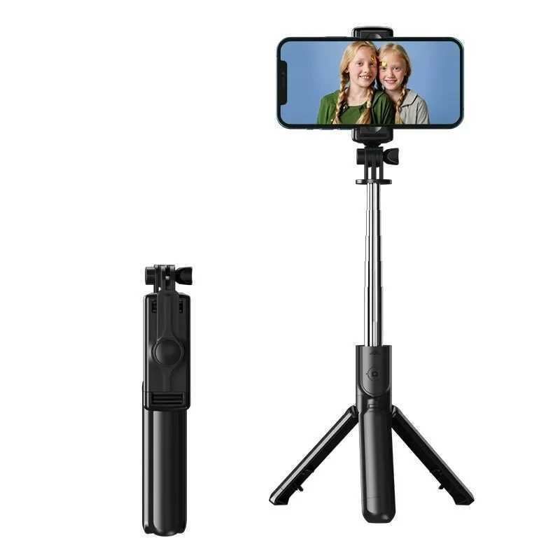 Wireless Selfie Stick Mini Tripod Extendable Monopod Remote Shutter For Phone Holder R250519