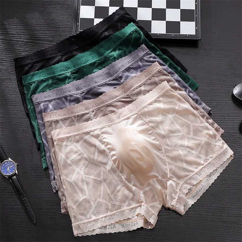 Choice boxers hombre 3D sexy ty mens underwear convex bag calzoncillos hombres letter lace thin cueca sexy toi for men boxer J250516