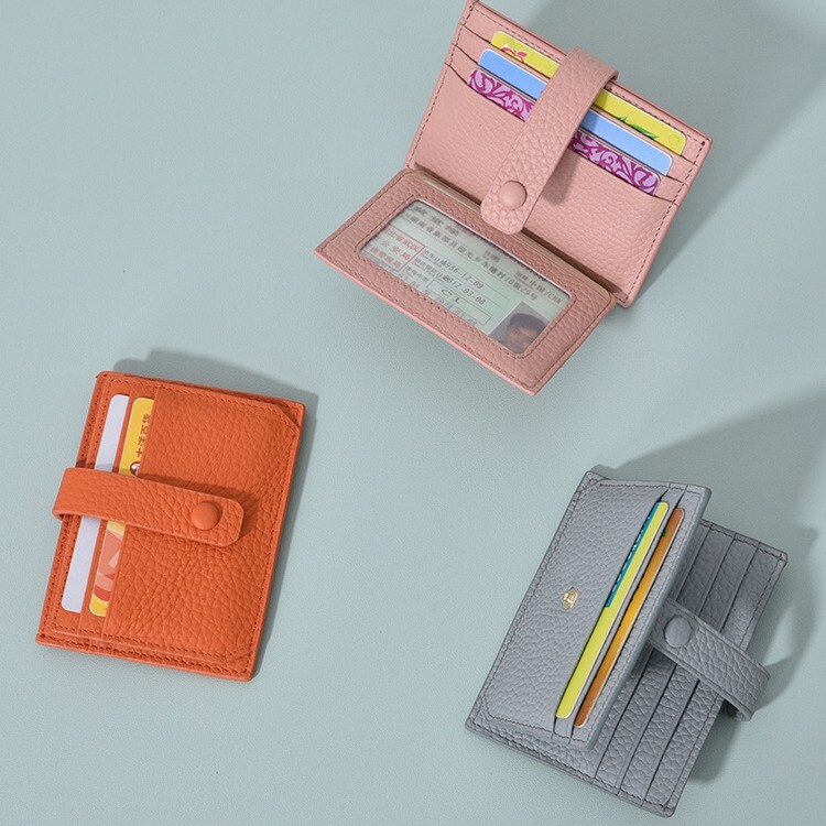 2025 Designer bag Casual All Match Free Shipping New Small Exquisite High End Compact Multi-slot Genuine Leather Ultra Thin Card Holder for Women wall