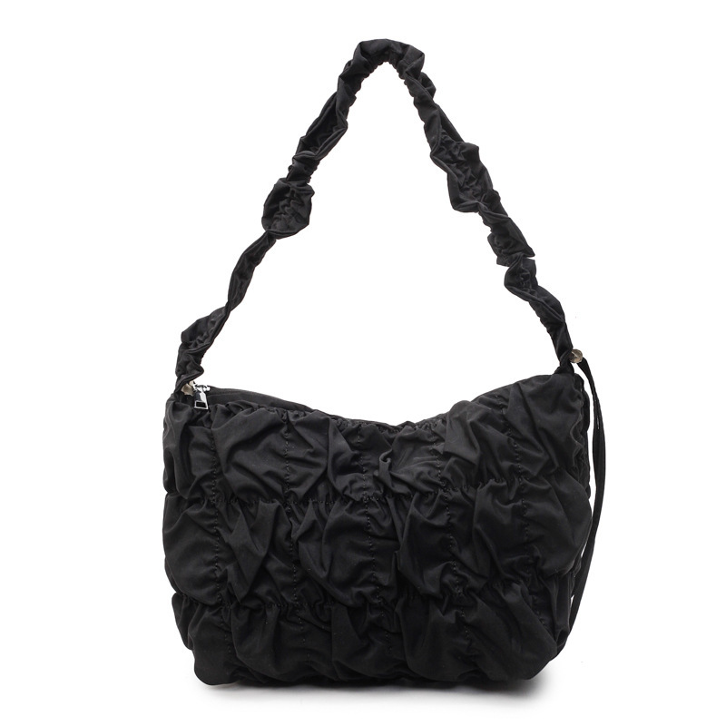 new pleated cloud leisure women s new fabric handbag designer trend fashionable high end shoulder crossbody bag