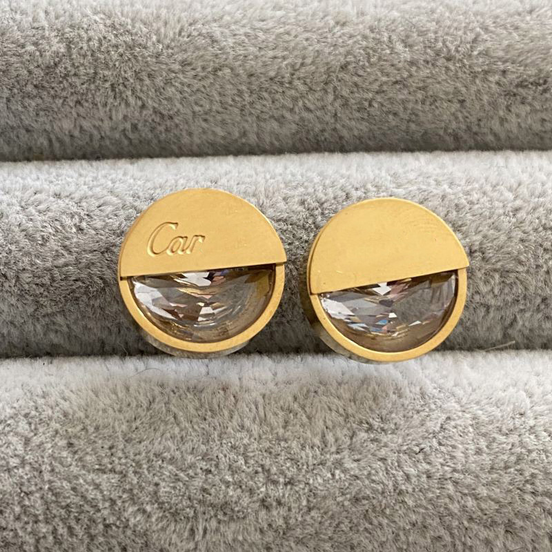Men Women Designer Studs Earrings With Diamond 316L Stainless Steel Luxury Earrings Fashion Jewelry For Boys Girls